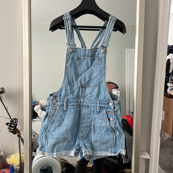 NWT Adirondack Short Overalls in Phillips Wash size xs - Picture 3 of 4
